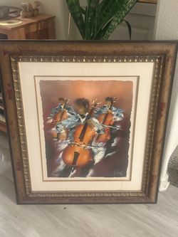 Fine Art: Cello Painting