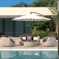 patio open box display set 4 pcs