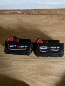 Milwaukee 5.0ah Batterys