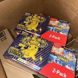 Pokemon Surging Sparks Costco Bundle Elite Trainer Box & Booster Bundle