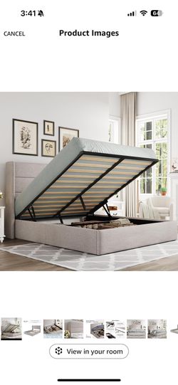 Lift Up Storage Bed(Almost Brand New)