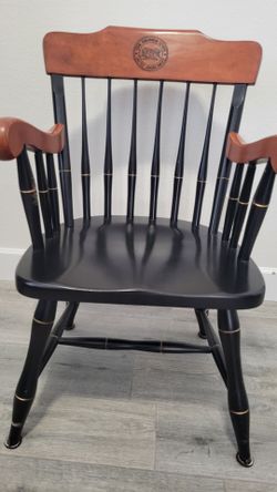 Solid wood chair, United States navy