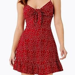 Red with White Polka Dots Sundress