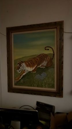 Tiger painting