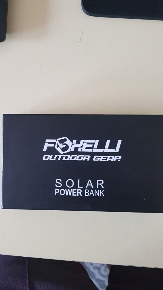 Foxelli Solar power bank