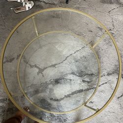 Gold Coffee Table 