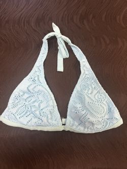 Arizona Jean Company Blue and White Halter Bikini