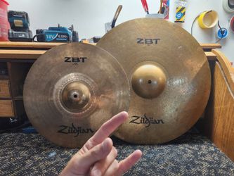 Zildjian ZBT 20in Ride and 16in Crash