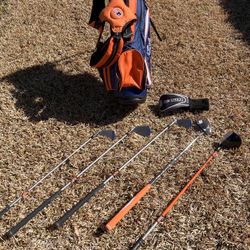 US Kids Golf clubs & bag