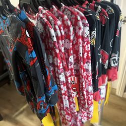 Pijamas Boy & Girl hello Kitty Minnie Spiderman 