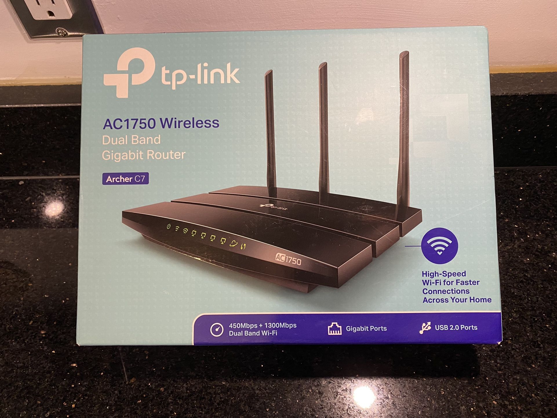 TP-Link AC1750 Smart WiFi Router (Archer C7) Dual Band Gigabit Wireless Router