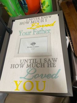 Nursery Decor set of 4 Picture frame and signs
