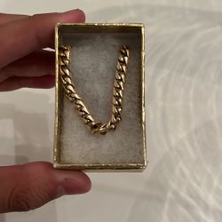 14k Gold Miami Chain