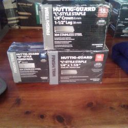 Finish Nails Coil Nails  Staples ,Etc All Sizes 