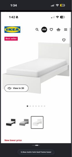 IKEA MALM Twin Bed Frame