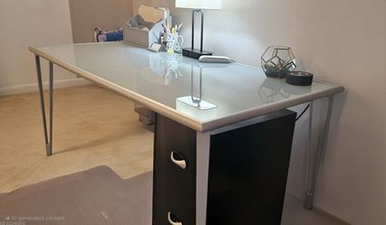 Modern GLASS Office Table / DESK