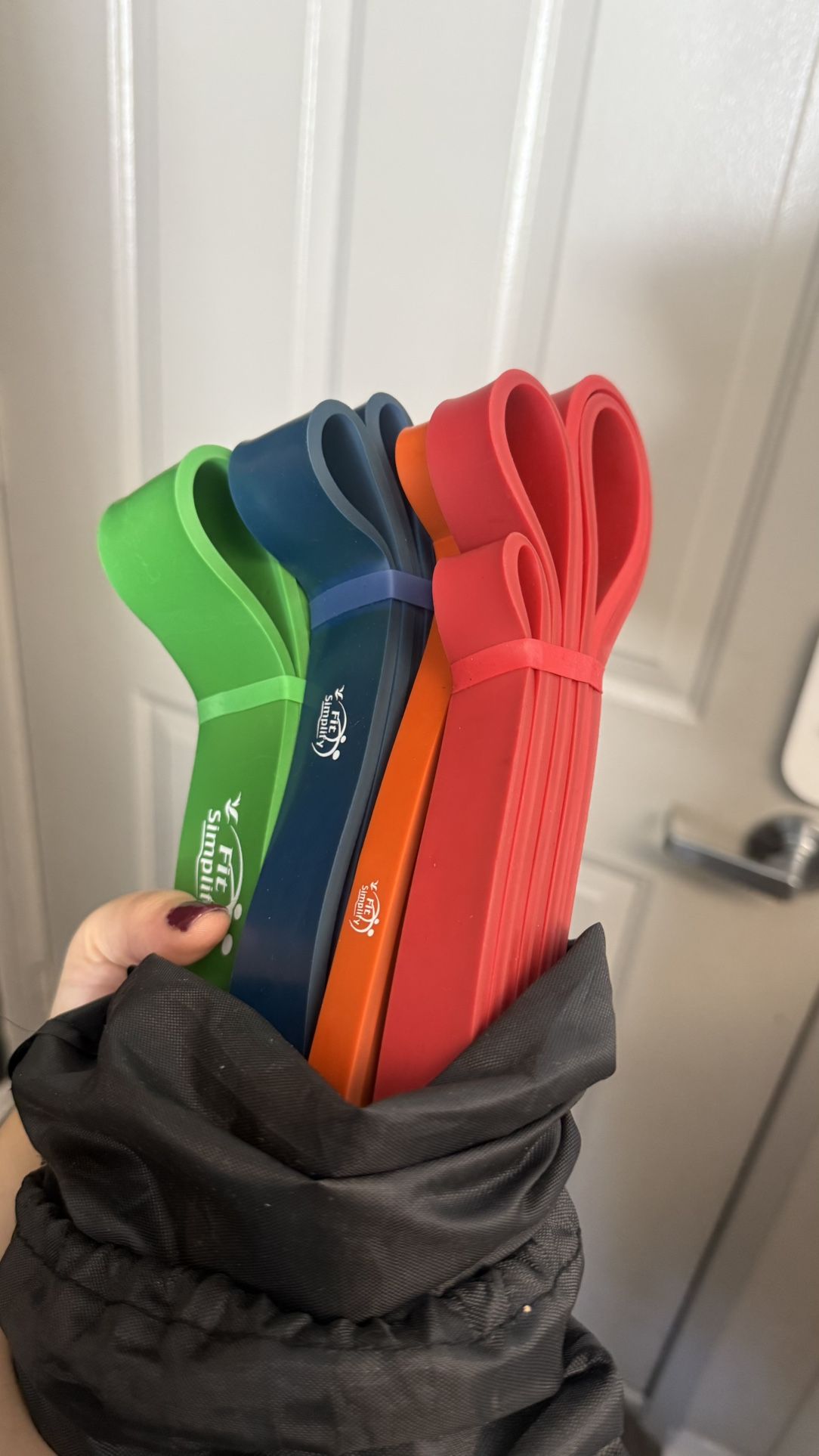 Fit Simplify Pull Up Assist Resistance Bands for Fitness, Physical Therapy, Stretching, Mobility and Exercise