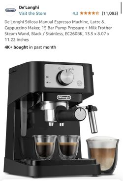 Delonghi Espresso Machine And Grinder