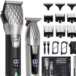 Barber Cordless Clipper & Trimmer Set New