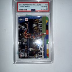 UEFA EURO 2024 Spain Lamine Yamal PSA 10 football card 