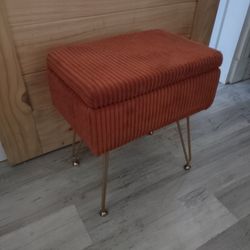 Brand New Stool With Storage 18x18