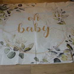 Baby Shower Large Banner