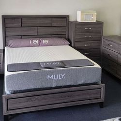 New 4pc bedroom set in box buy now pay later $39 down no credit needed