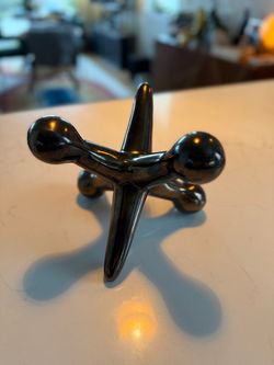 Decorative Metallic Jack Sculpture