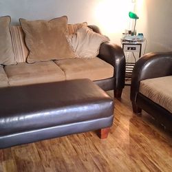 Gently Used  Sofa Set
