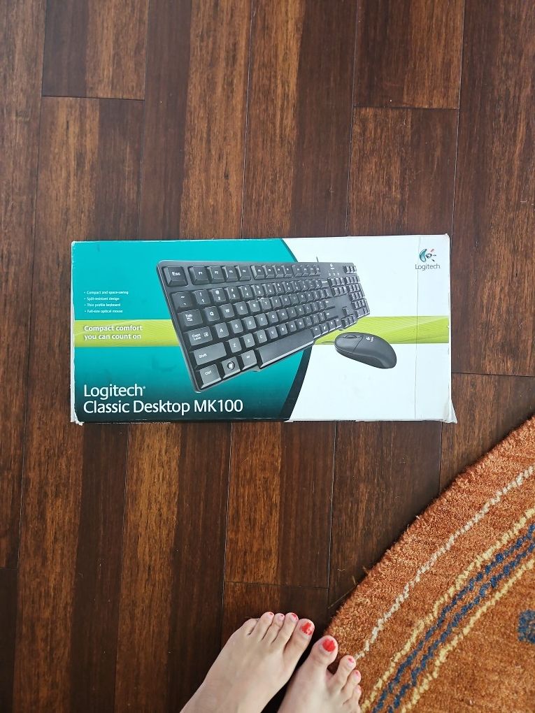 Brand New Logitech Classic Desktop MK100 (Keyboard + Mouse Combo)