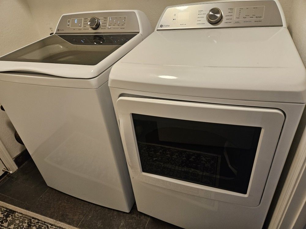 GE Profile Washer And Dryer