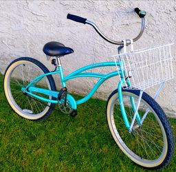 Women's Firmstrong 26" Beach Cruiser bike bicicleta basket