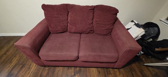 Maroon Love Seat