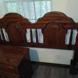 Queen Size Headboard  Dresser And Nightstand  350.00