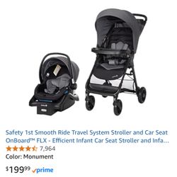 Safety First Infant Car Seat/Stroller Combo