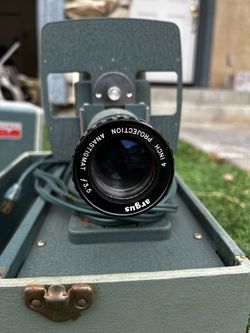 Vintage Argus 300 Automatic 35mm Slide Projector with Original Case - Working