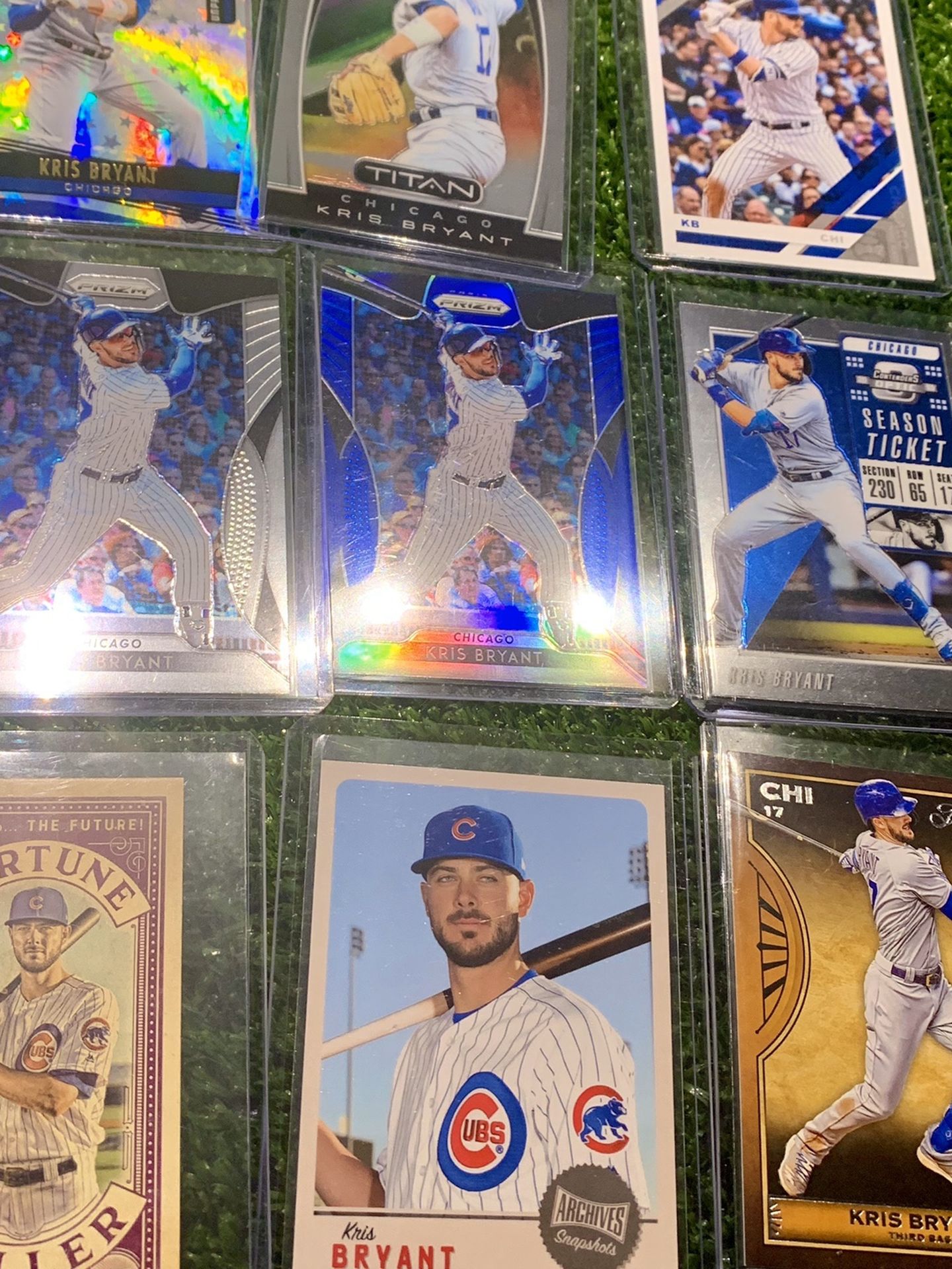 Kris Bryant Chicago Cubs Insert / Parallel Baseball Cards