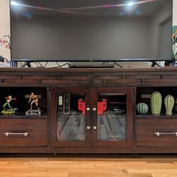 Wood TV Stand