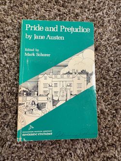 Pride and Prejudice by Jane Austen Riverside Edition