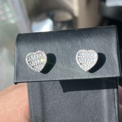 VVS Moissanite Baguette Earrings 