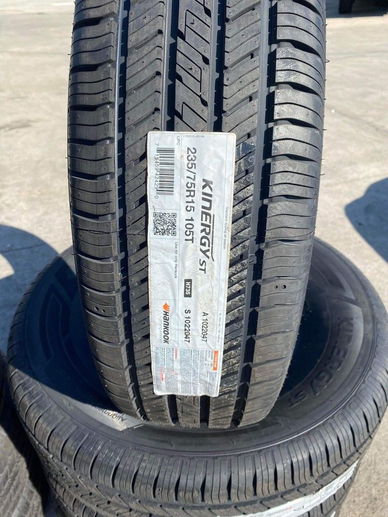 235/75r15 Hankook Kinergy New Tires mount and tires Llantera Llantas Nuevas