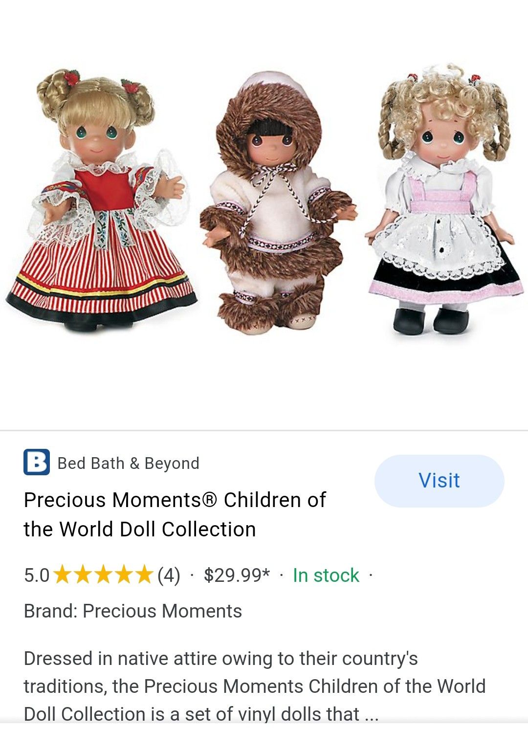 37 Children around the world dolls
