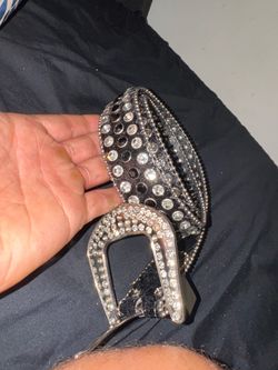 Rhinestone belt