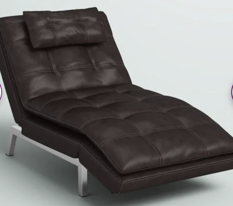 Sealy Tufted Chaise Lounge (convertible)