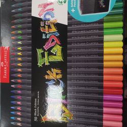 Faber Castell 50 Colour Pencils Black Edition 