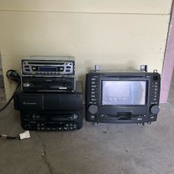 Lot Of Four  Car Stereo Receivers one Mercedes disc changer