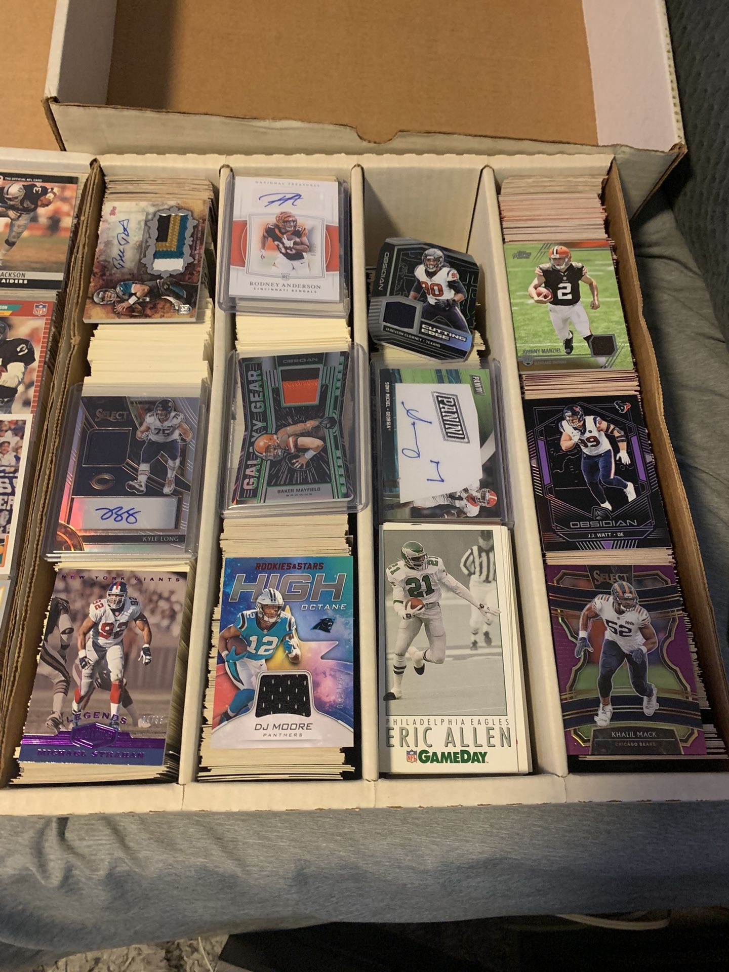Boxes Of Football Cards Collection for Sale in Gilbert, AZ OfferUp