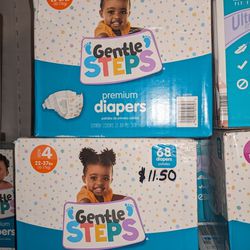 Size 4 Diapers $11.50 Each Box