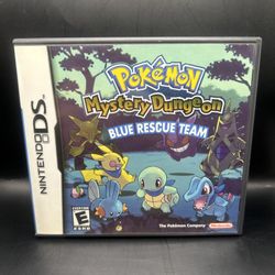 Pokemon Mystery Dungeon: Blue Rescue Team (Nintendo DS) Complete CIB - Tested