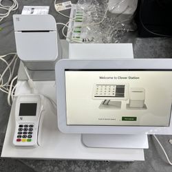 2 - Clover POS Systems With Printer And Card Reader